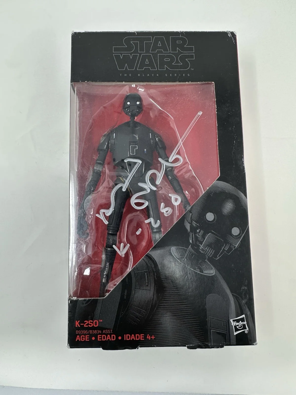 ALAN TUDYK — ALAN TUDYK HAND SIGNED AUTOGRAPH K-2SO ROGUE ONE BLACK SERIES