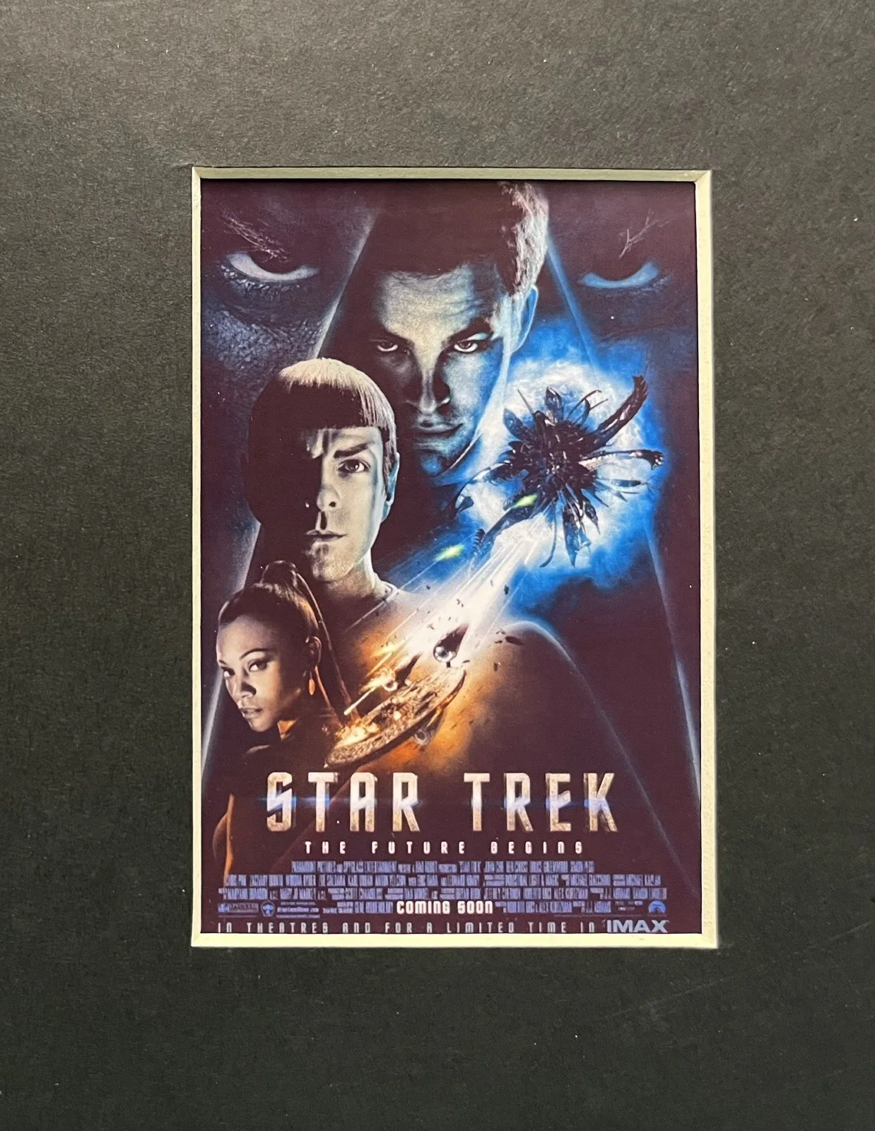 STAR TREK . THE FUTURE BEGINS . 35mm Film Cell Mounted Display, image 2