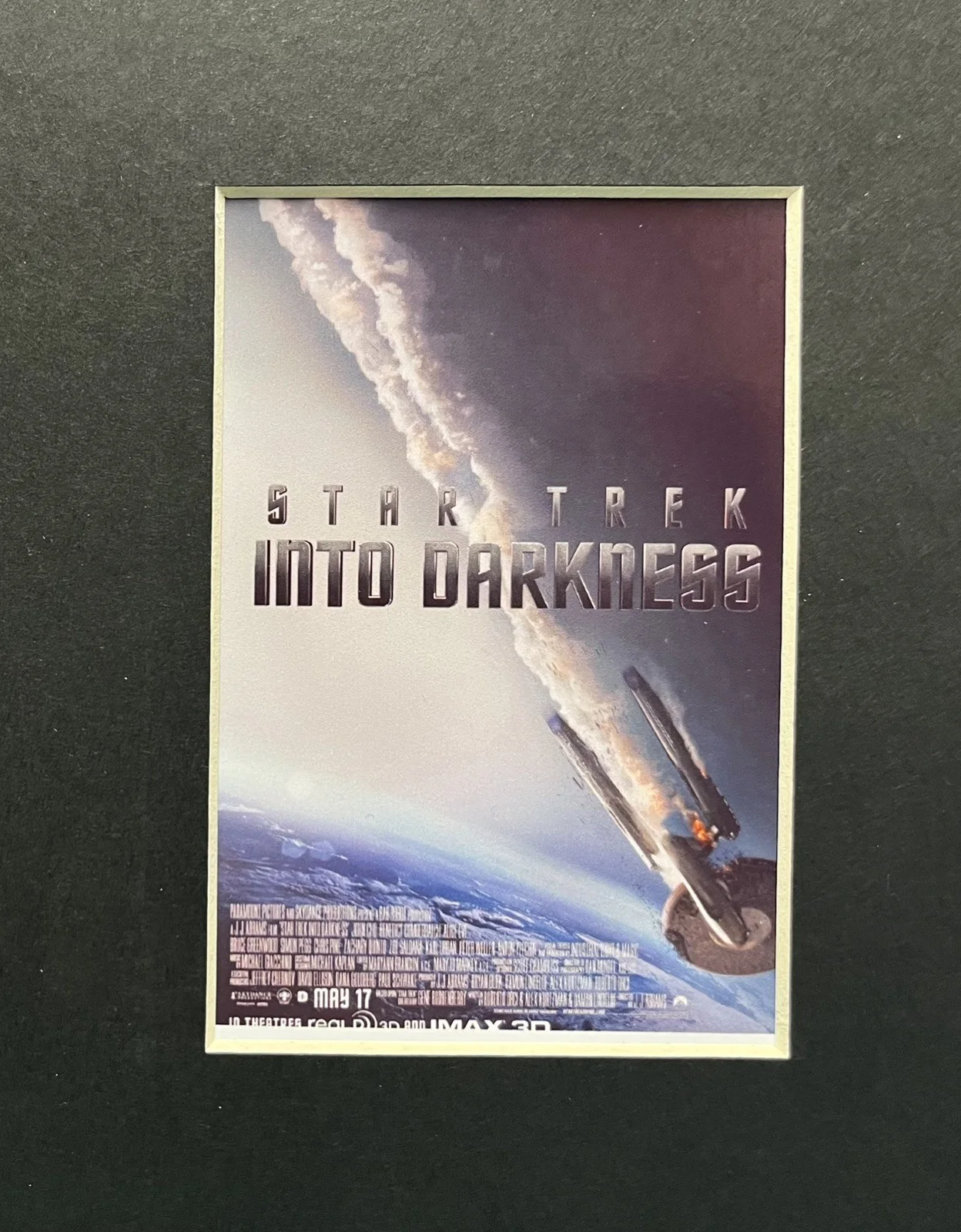 STAR TREK . INTO DARKNESS . 35mm Film Cell Mounted Display, image 2