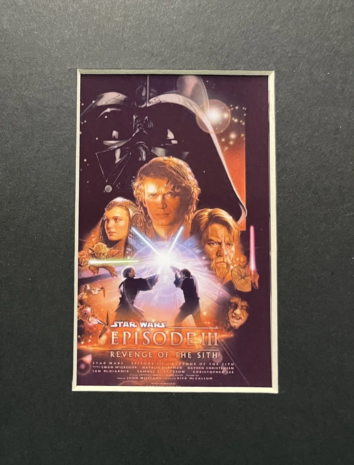 STAR WARS . REVENGE OF THE SITH. . . 35mm Film Cell Mounted Display, image 2