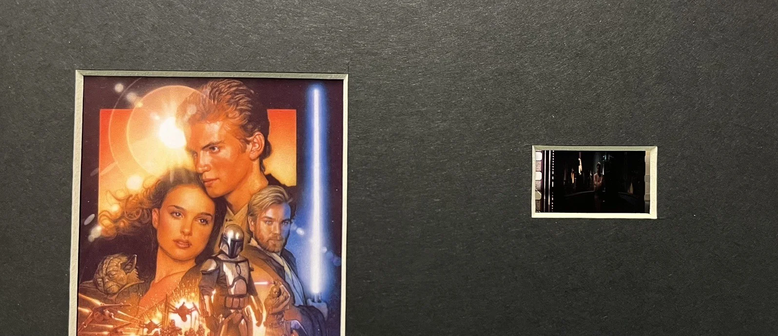 STAR WARS . ATTACK OF THE CLONES. . 35mm Film Cell Mounted Display, изображение 3