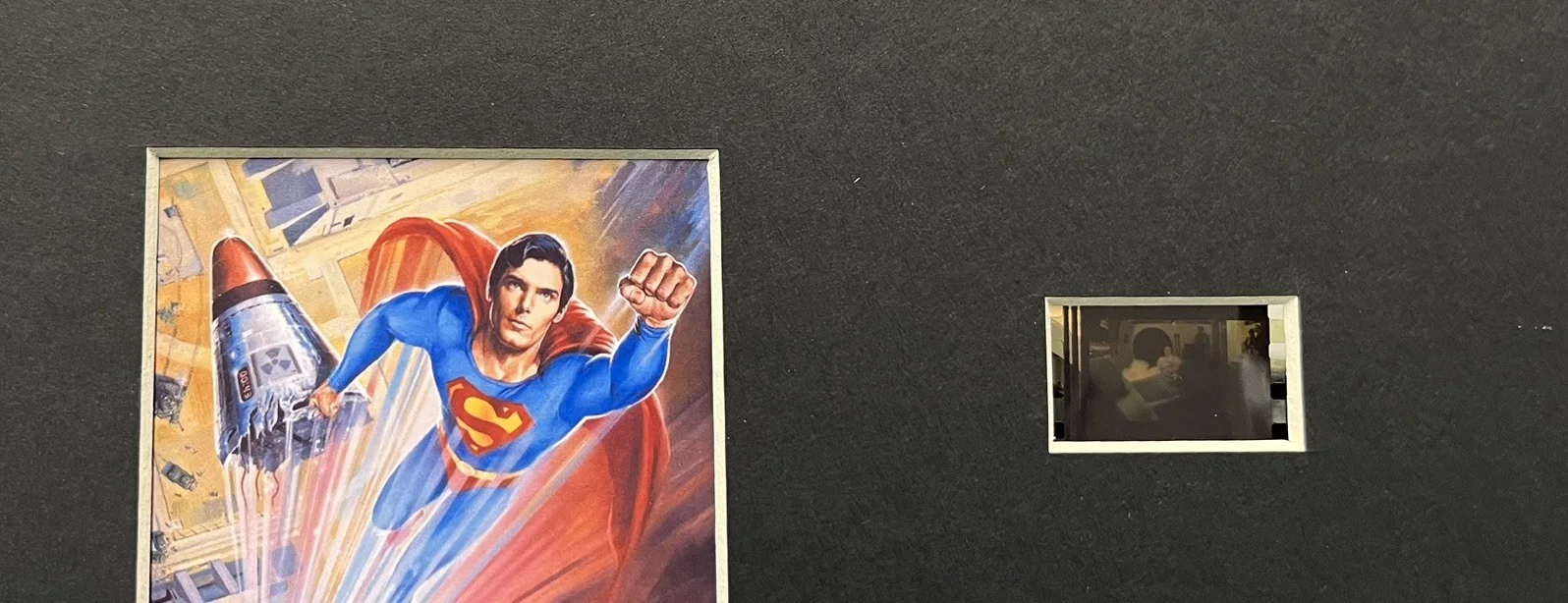 SUPERMAN . SUPERMAN IV. THE QUEST FOR PEACE. 35mm Film Cell Mounted Display, изображение 3