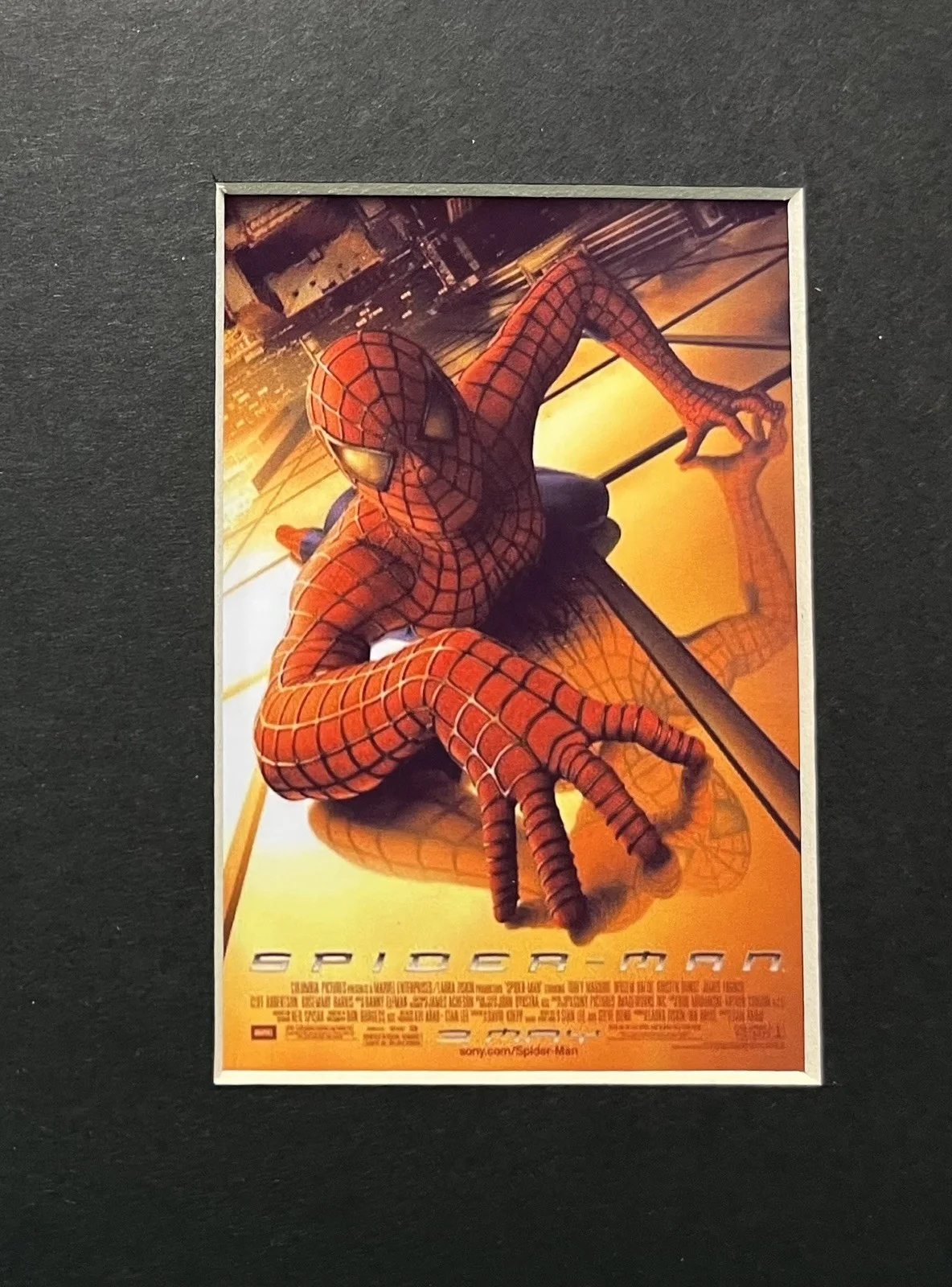 SPIDER - MAN. . SPIDER-MAN 35mm Film Cell Mounted Display, image 2