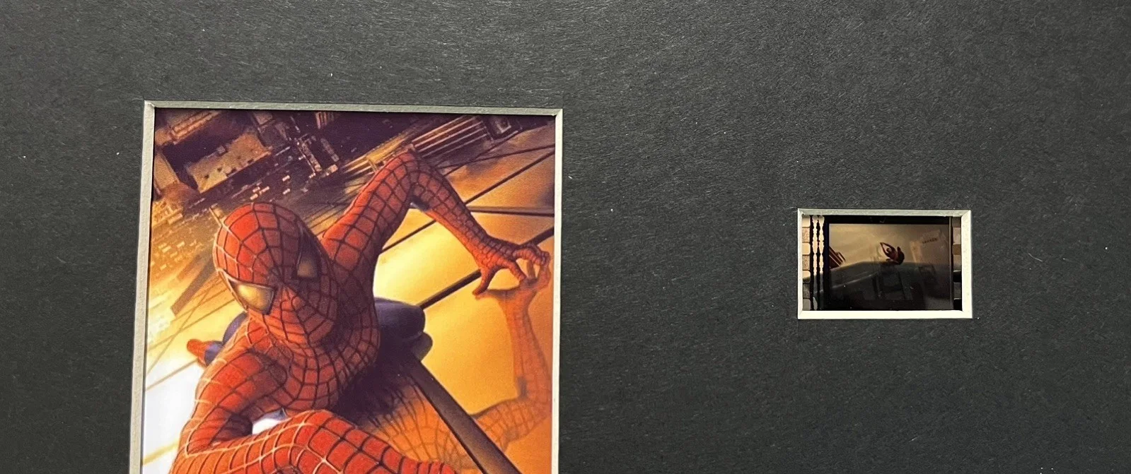 SPIDER - MAN. . SPIDER-MAN 35mm Film Cell Mounted Display, image 3
