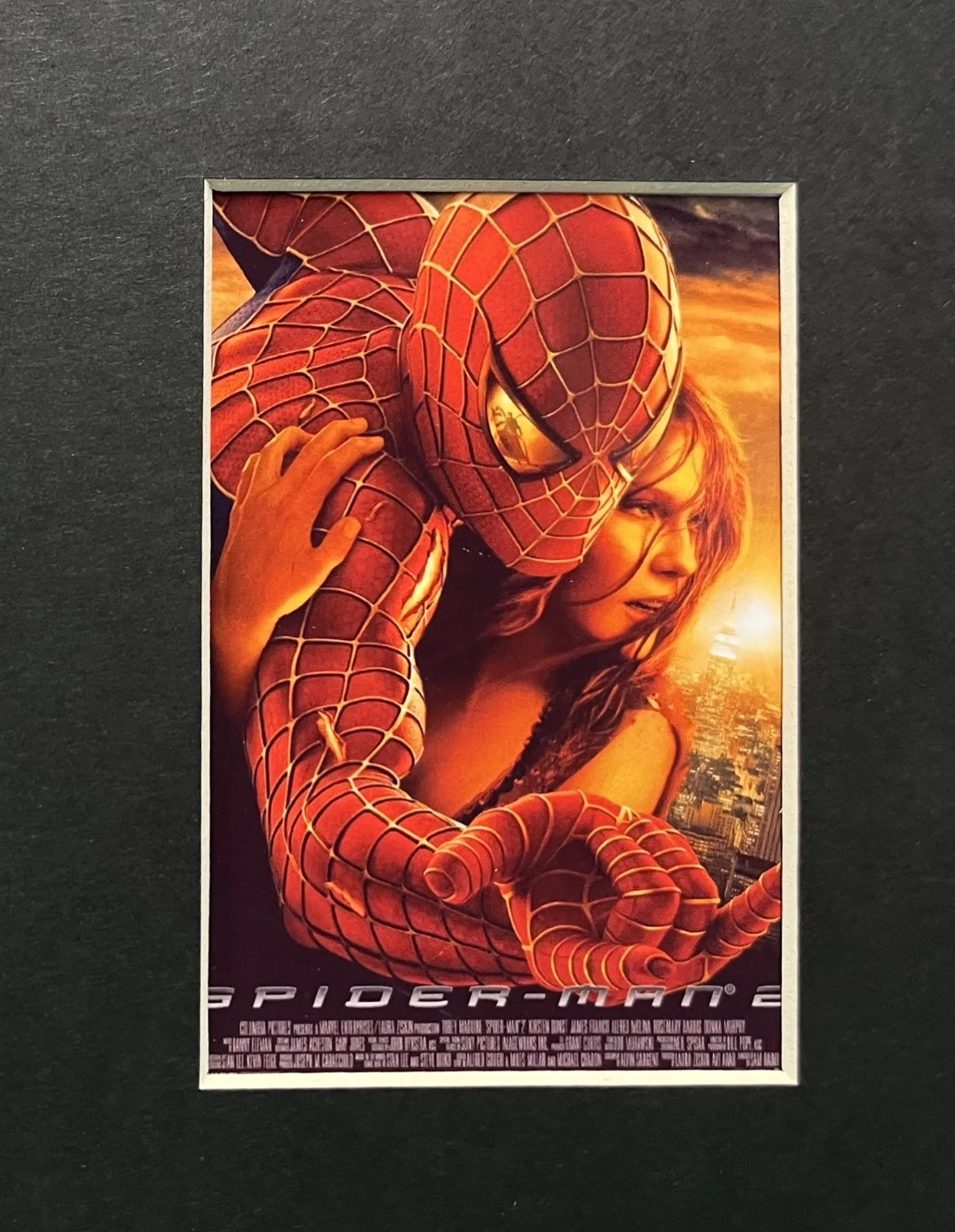 SPIDER - MAN. . SPIDER-MAN 2. . 35mm Film Cell Mounted Display, image 2