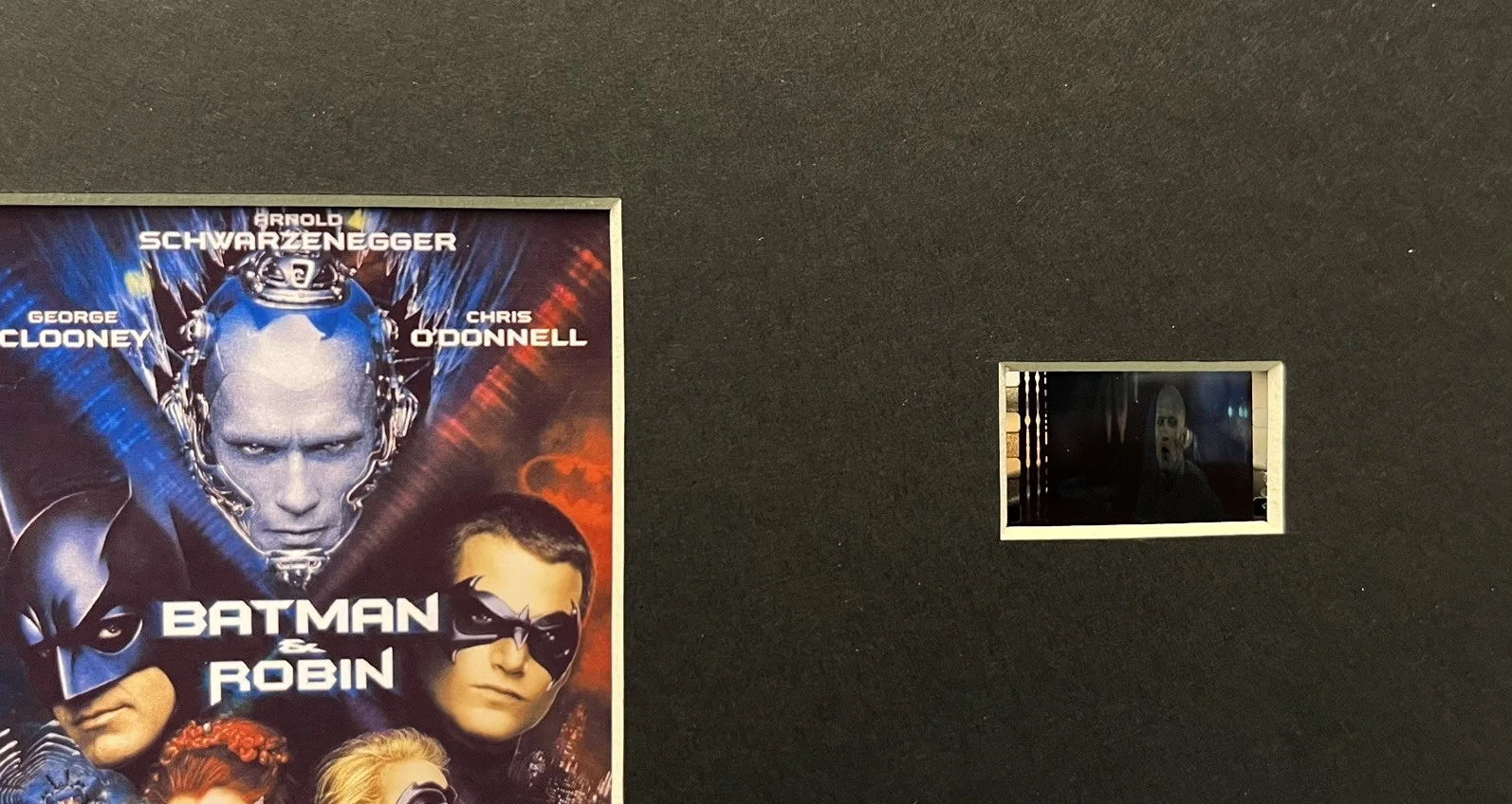 BATMAN .BATMAN AND ROBIN. 35mm Film Cell Mounted Display, image 3