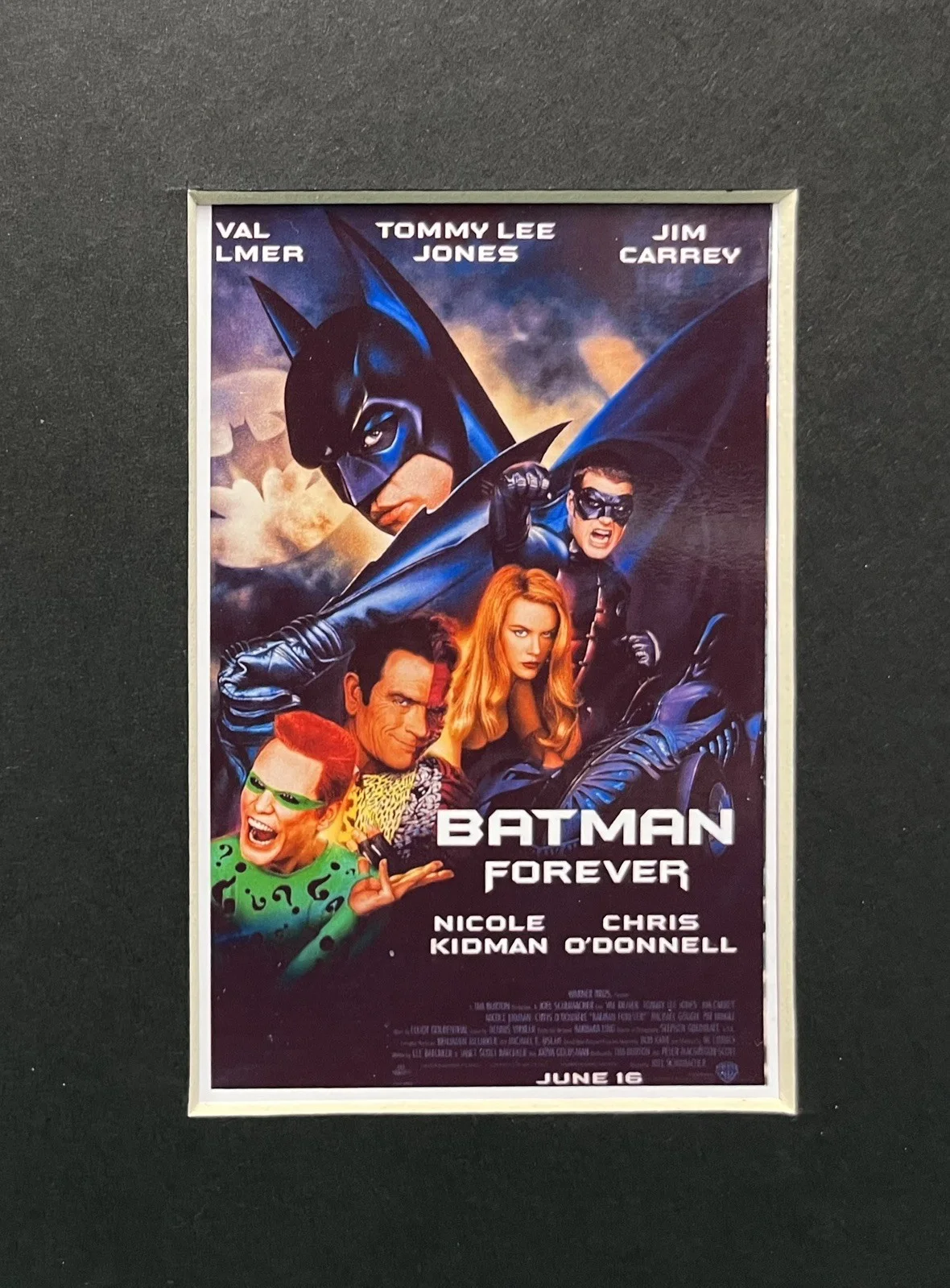 BATMAN .BATMAN FOREVER. 35mm Film Cell Mounted Display, image 2