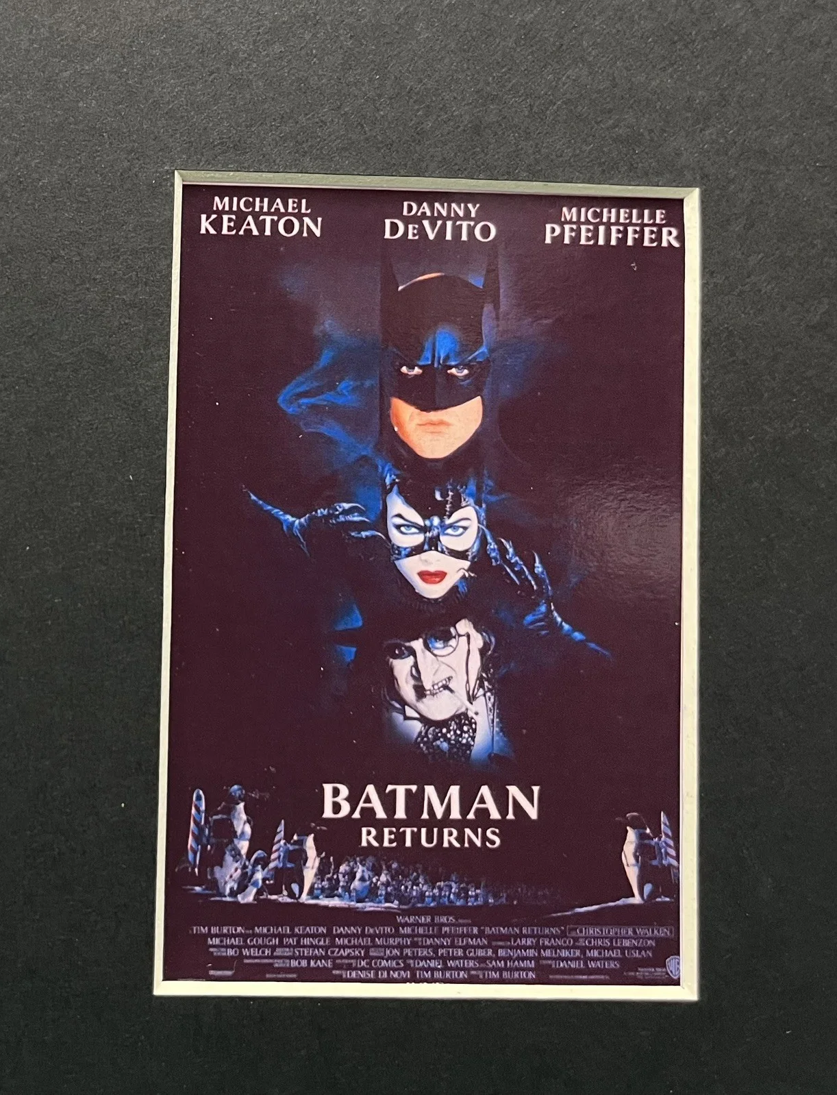 BATMAN .BATMAN RETURNS. 35mm Film Cell Mounted Display, image 2