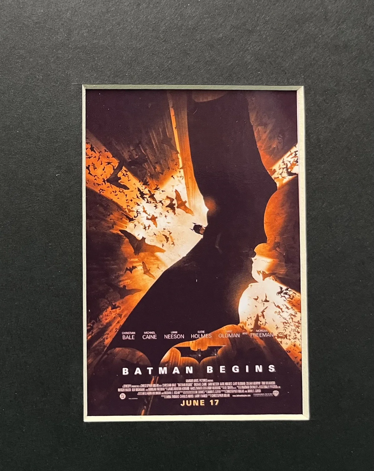 BATMAN .BATMAN BEGINS. 35mm Film Cell Mounted Display, image 2
