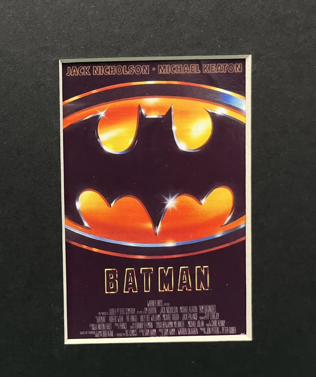 BATMAN .BATMAN . 35mm Film Cell Mounted Display, image 2