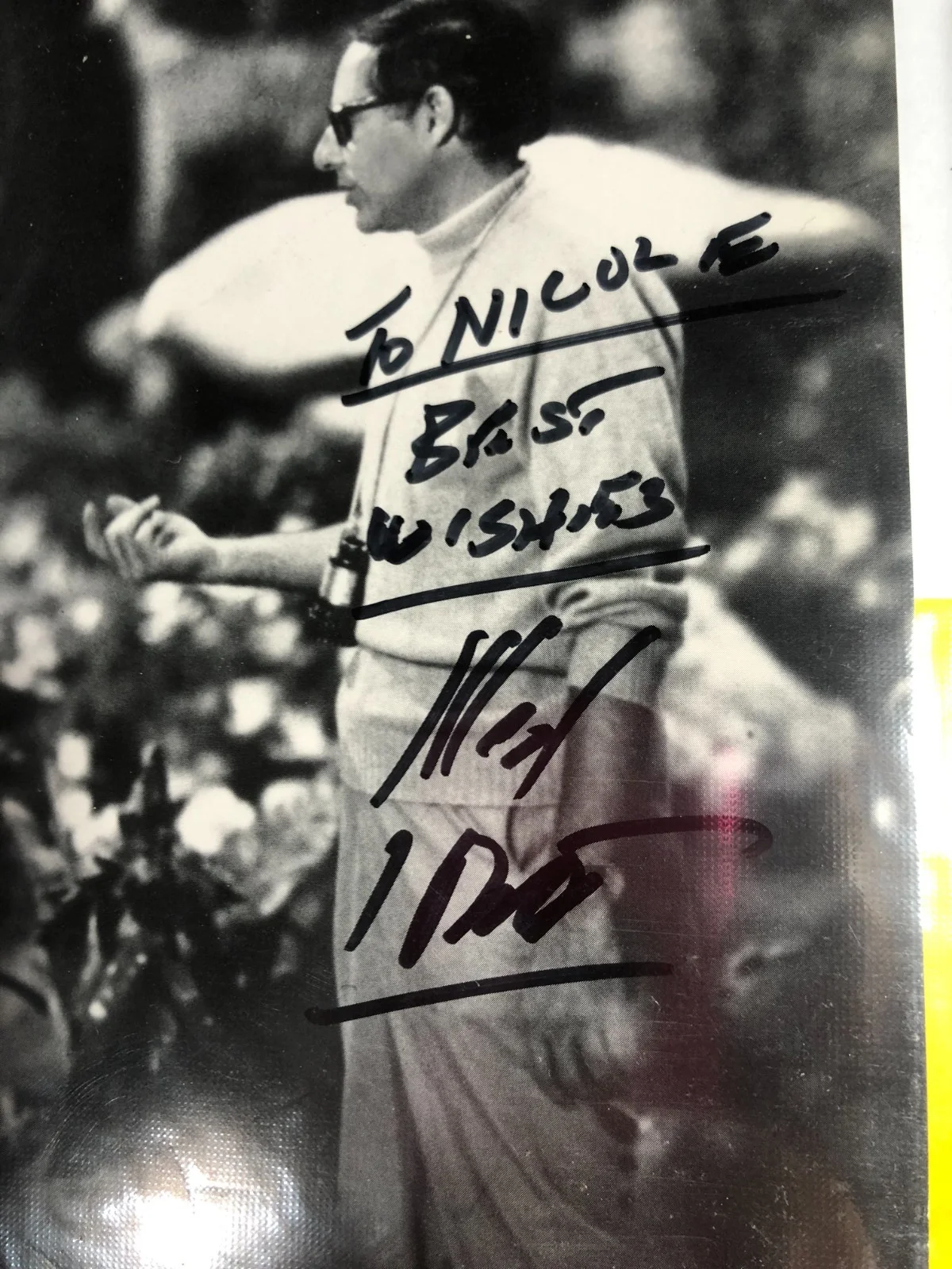Mel Stuart — Willy Wonka Director Mel Stuart Signed Autograph 8x10 B&W Photo, image 2
