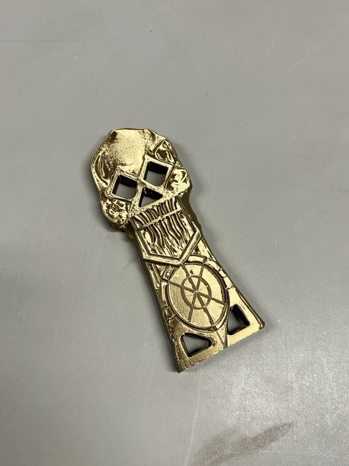 The Goonies Movie Copper Bones Key Replica Prop 3D Printed, image 2