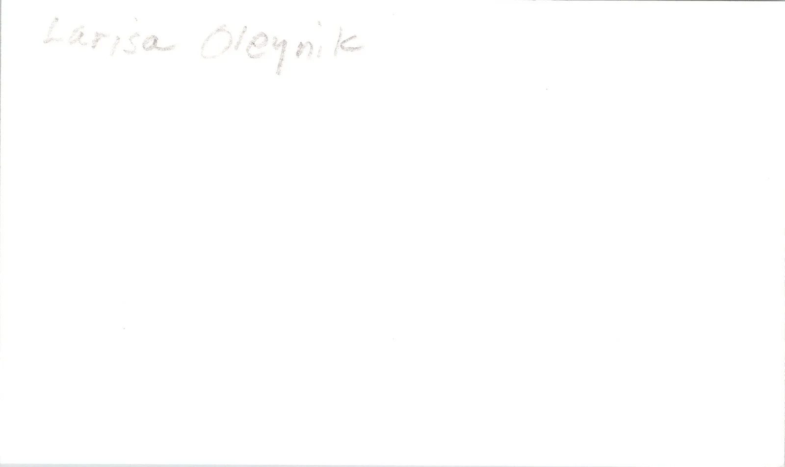 Larisa Oleynik — Larisa Oleynik Signed 3x5 Index Card Les Miserables Autographed, image 2