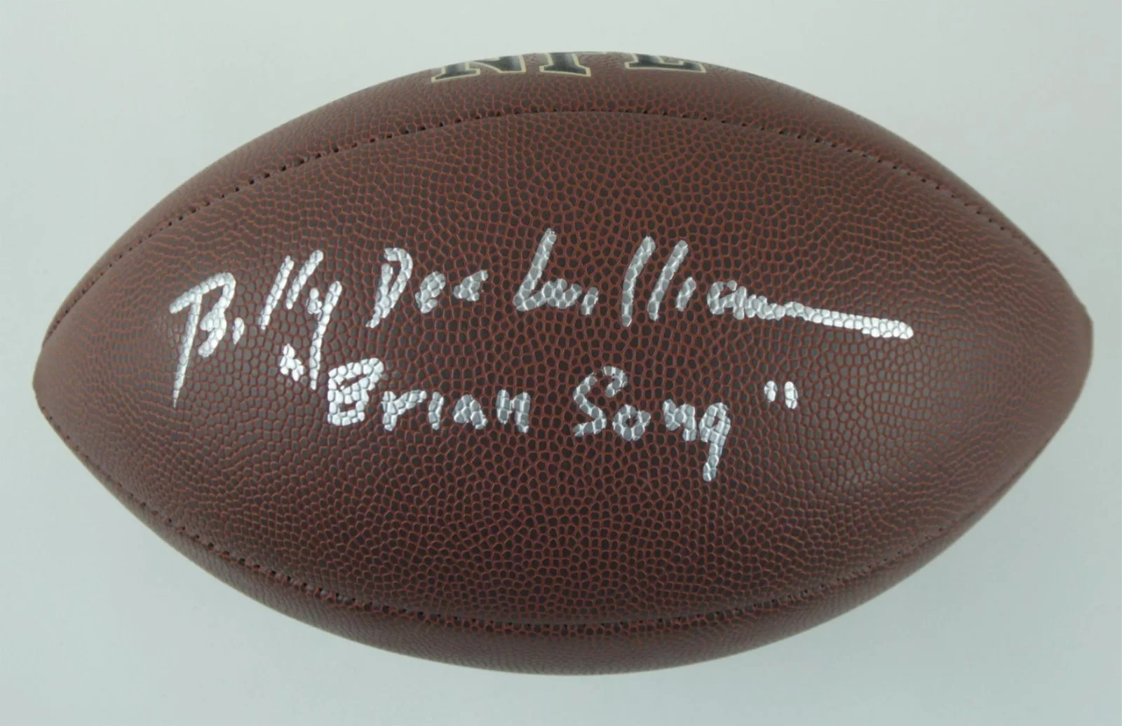 Billy Dee Williams — Billy Dee Williams Signed NFL Football Autographed Brians Song COA Hologram