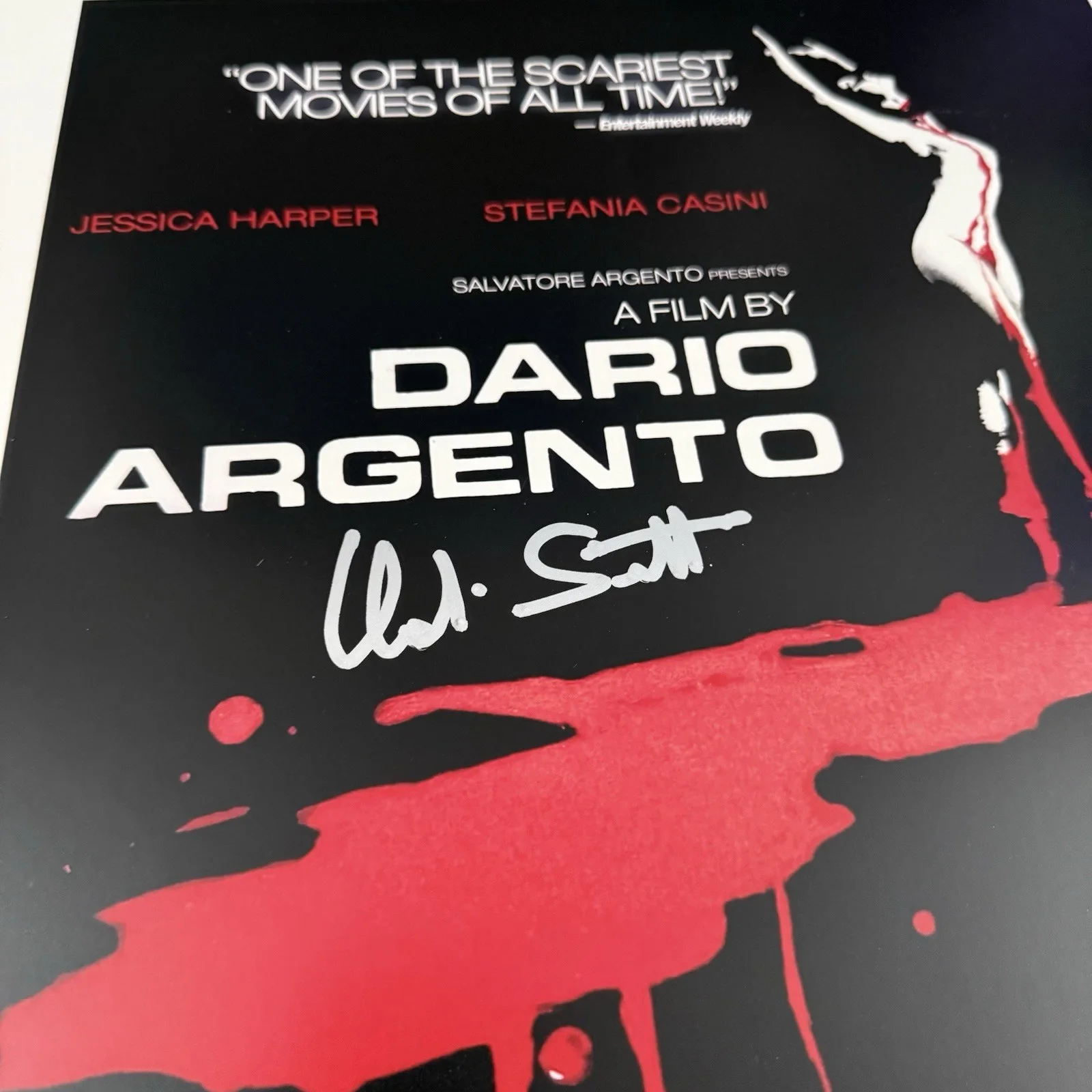 CLAUDIO SIMONETTI SIGNED SUSPIRIA 12x18 PHOTO GOBLIN JSA COA, изображение 2