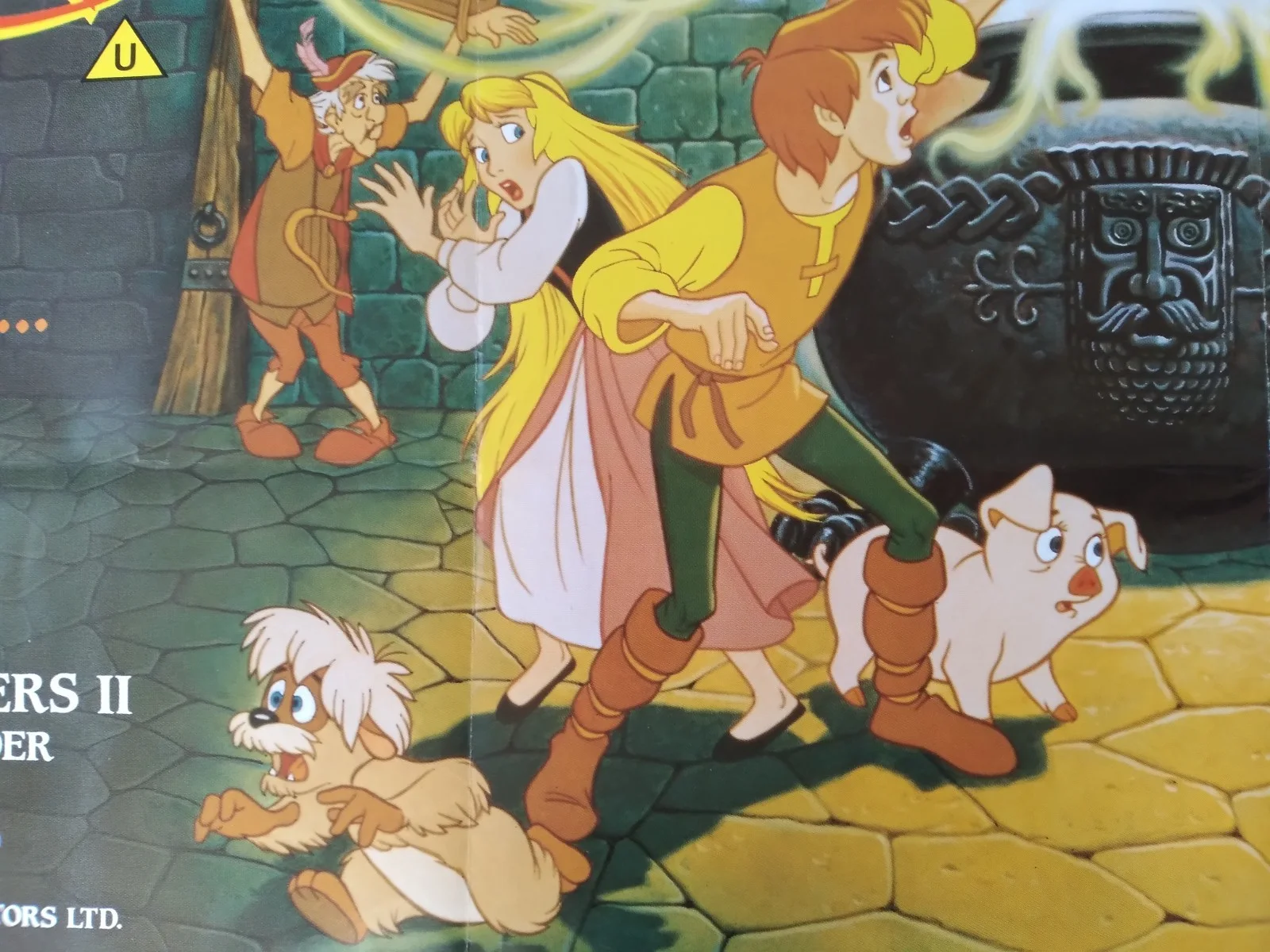 The Black Cauldron original movie 1985 poster UK quad, image 4