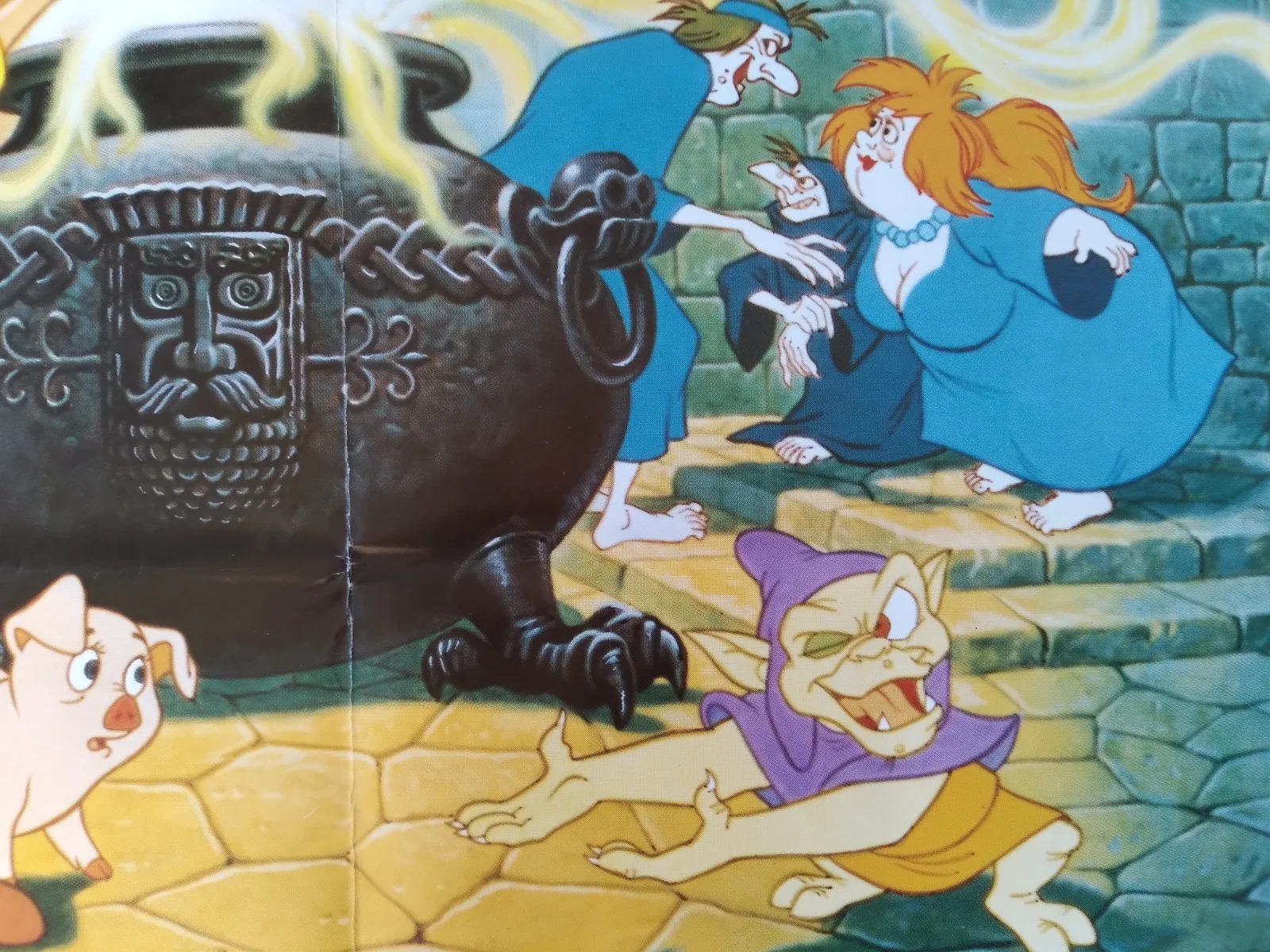 The Black Cauldron original movie 1985 poster UK quad, image 5