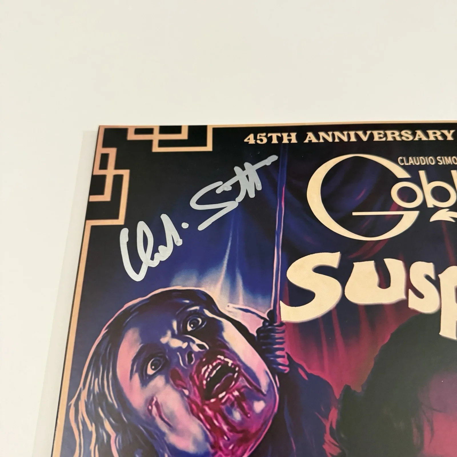 CLAUDIO SIMONETTI SIGNED SUSPIRIA VINYL RECORD GOBLIN JSA COA, image 2