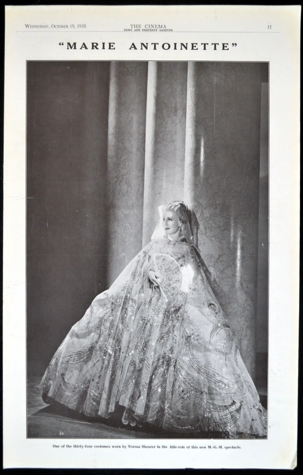 MARIE ANTOINETTE 1938 Norma Shearer Tyrone Power 3 PORTRAIT PAGES, image 2