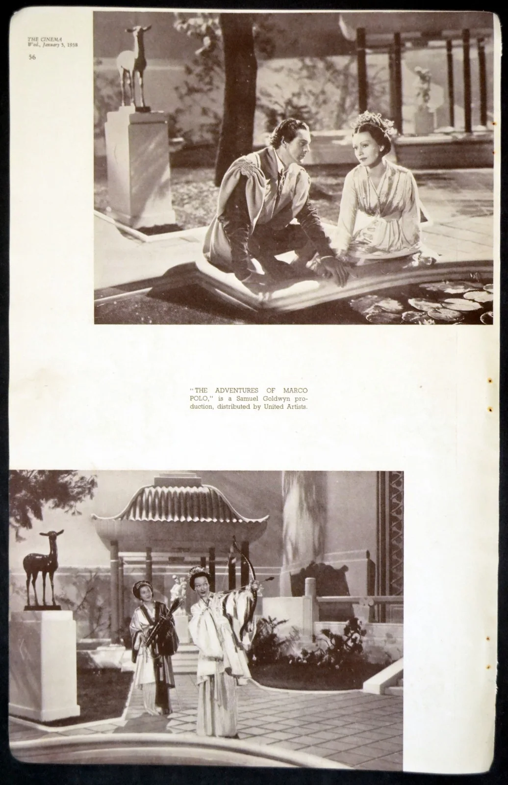 ADVENTURES OF MARCO POLO 1938 Gary Cooper, Sigrid Gurie PHOTO PAGE #1, image 2