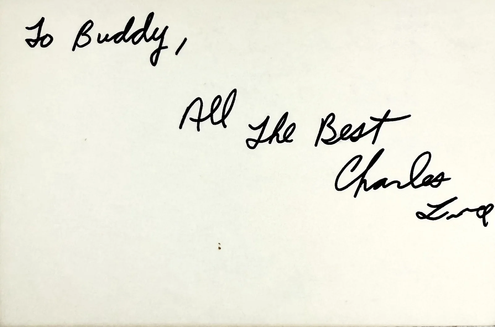 Charles Lane — CHARLES LANE Signed Autograph 4x6 INDEX CARD I Love Lucy Dr. Jekyll and Mr. Hyde, image 4