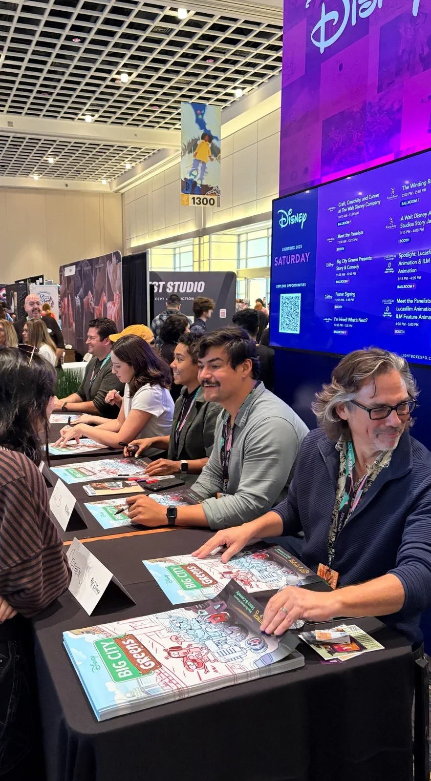 Cast, Creators of Big City Greens — Big City Greens Poster Signed by 6 Creators With SKETCHES 2025 11”x17” Lightbox, image 4
