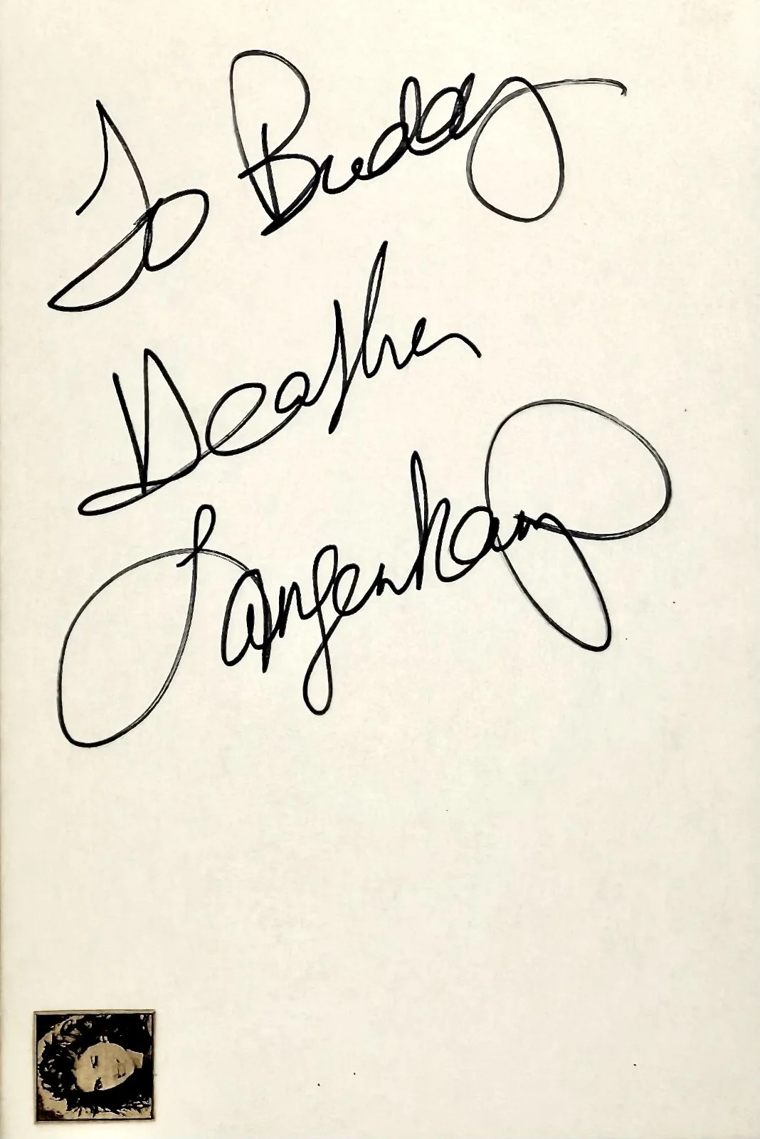 Heather Langenkamp — HEATHER LANGENKAMP Signed Autographed 4x 6 INDEX CARD A Nightmare on Elm Street