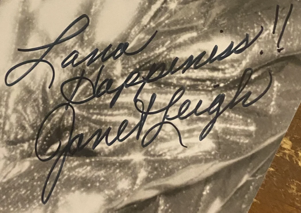 Janet Lee — Janet Leigh Signed 8x10 Autograph Photograph, image 2