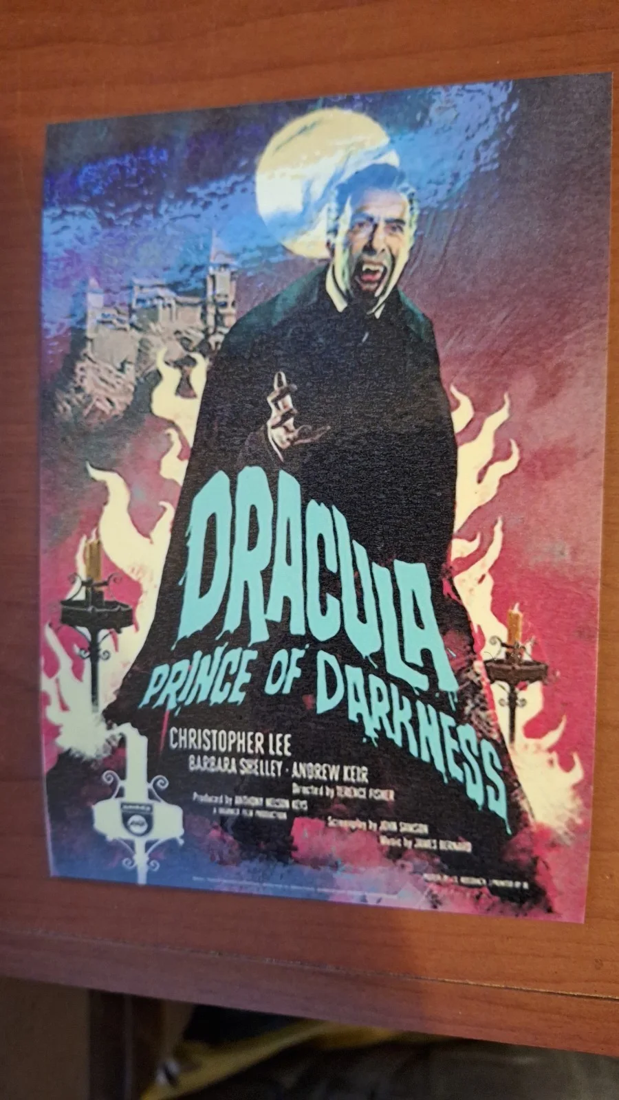 Dracula Prince of Darkness Christopher Lee Cinema Art Collectable Postcard, image 3