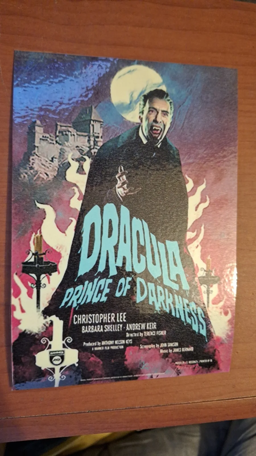 Dracula Prince of Darkness Christopher Lee Cinema Art Collectable Postcard, image 4