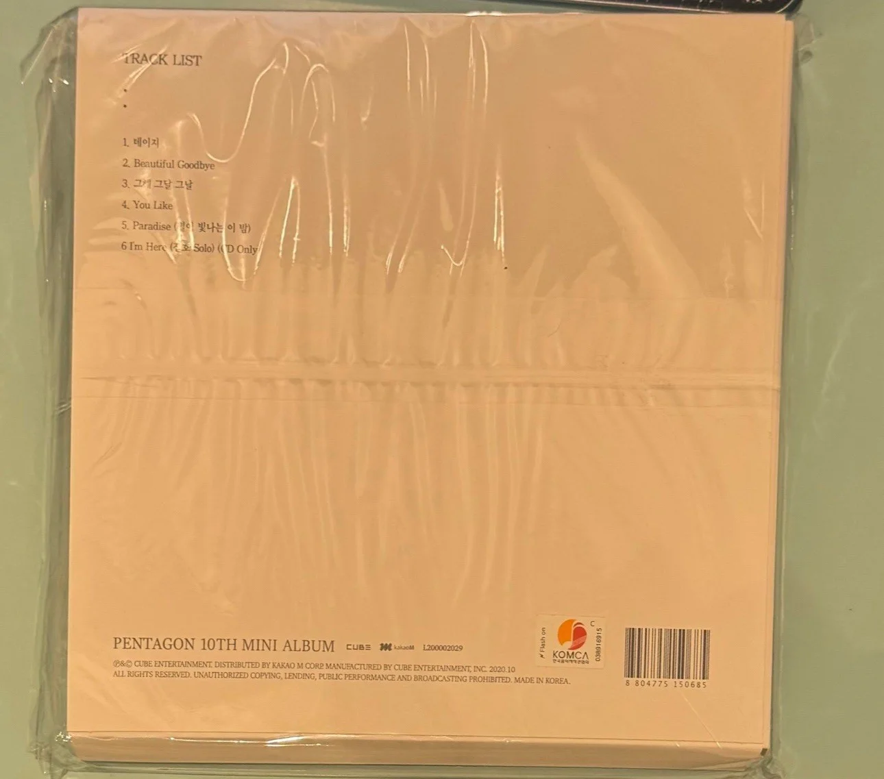 SIGNED - Pentagon 10th mini album WE:TH - Unseen version, image 2