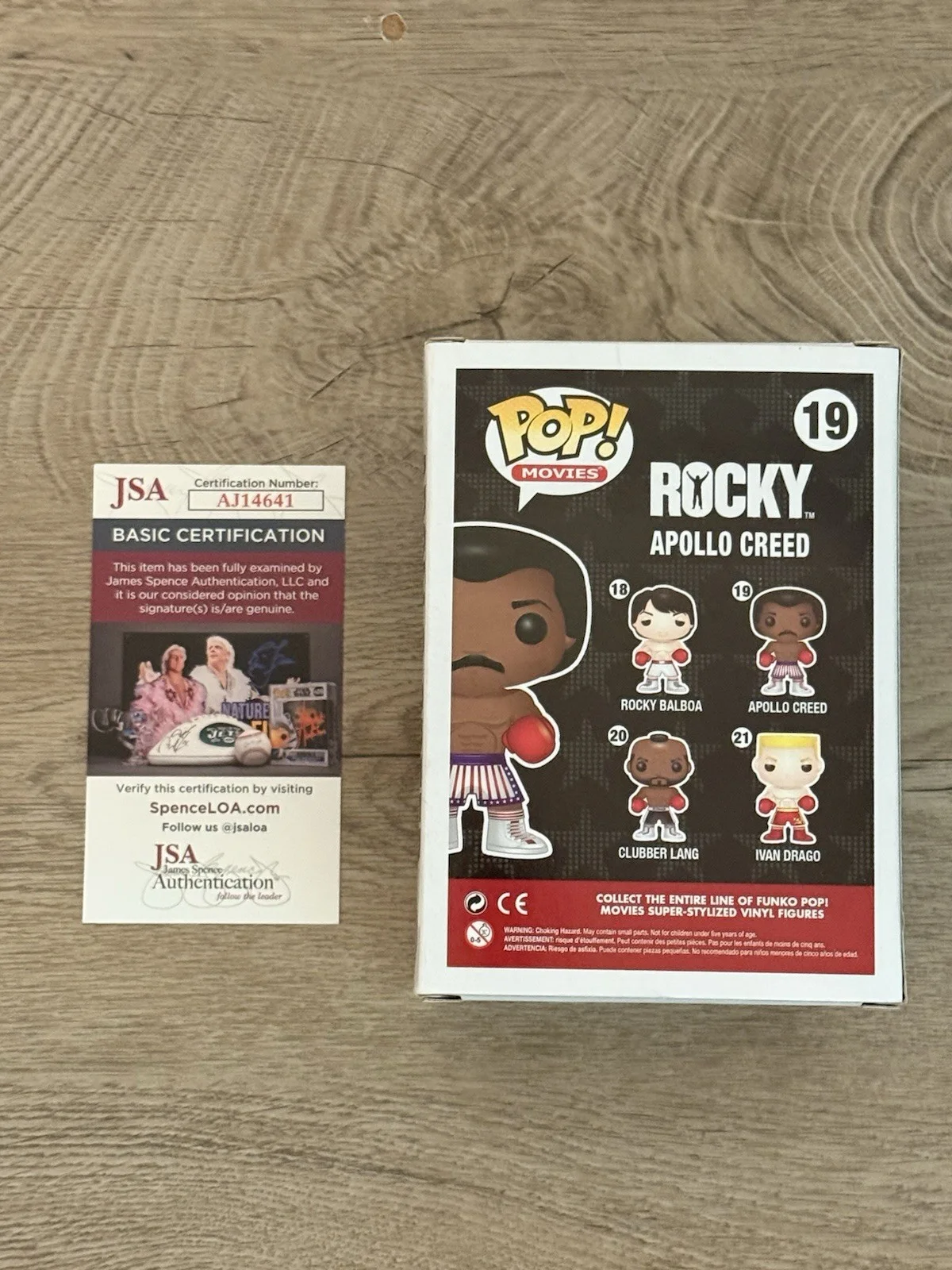 Carl Weathers Signed & Inscribed On Side Apollo Creed #7 2012 Funko COA JSA, изображение 3