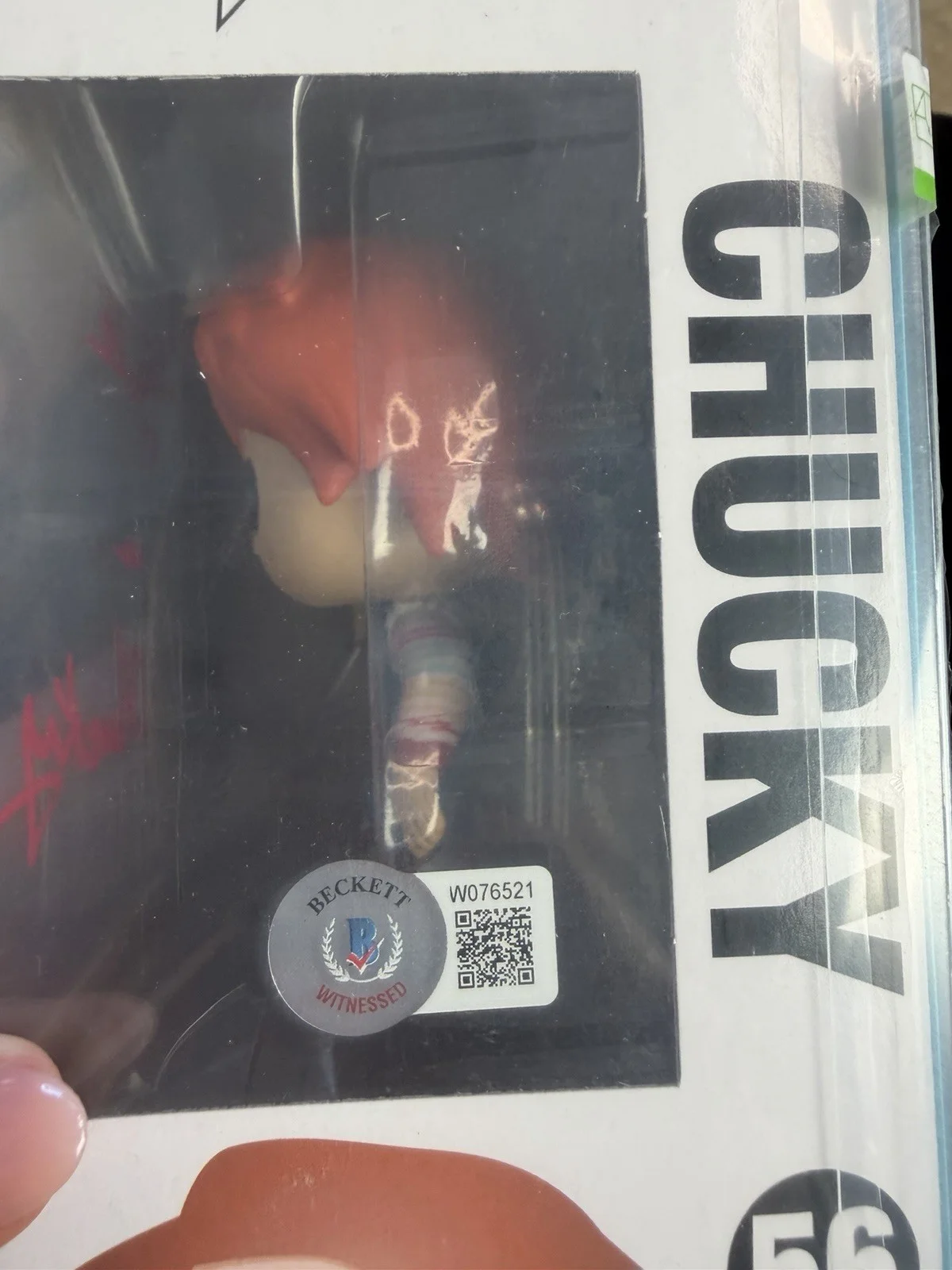 Ed Gale — Ed Gale Signed Autographed Inscribed Chucky Child's Play 2 Funko Pop #56 BAS, изображение 3