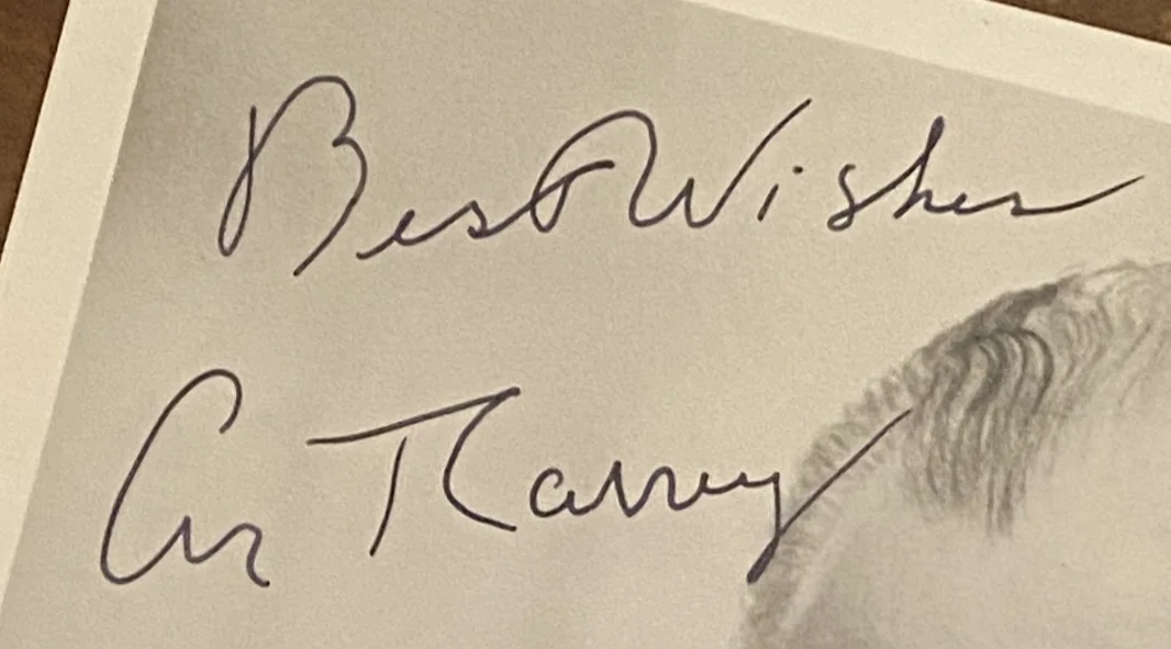 Art Carney — Art Carney Signed 8x10 Autograph Photograph, image 2