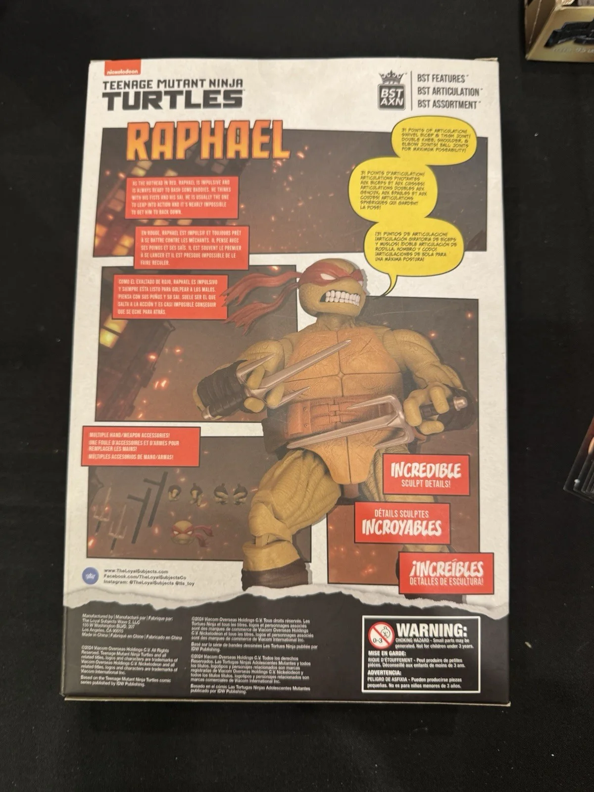 ROB PAULSEN — BST AXN TMNT Raphael Figure w/ Comic signed by Rob Paulsen, image 5