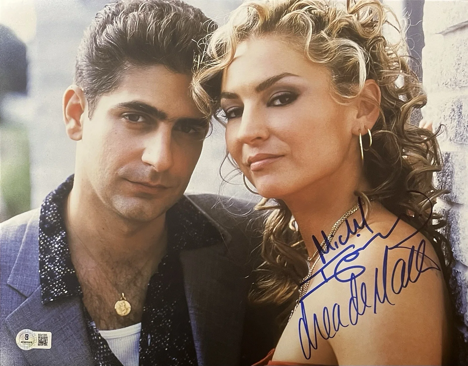 Michael Imperioli & Drea de Matteo — Michael Imperioli & Drea de Matteo “The Sopranos" Dual Signed 11x14 #4 Beckett