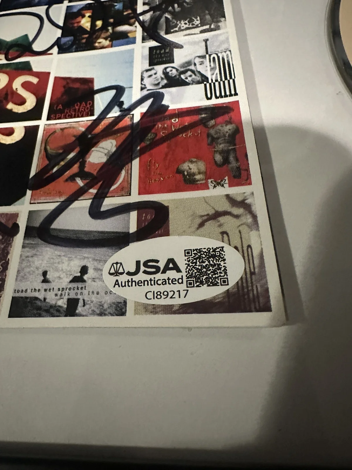 TOAD THE WET SPROCKET SIGNED FRAMED CD JSA COA AUTOGRAPHED BAND GLEN TODD DEAN, image 2