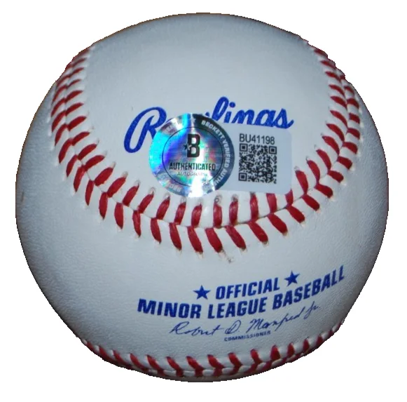 MICHAEL PAPAJOHN signed (FOR THE LOVE OF THE GAME) OL baseball BECKETT BU41198, image 2
