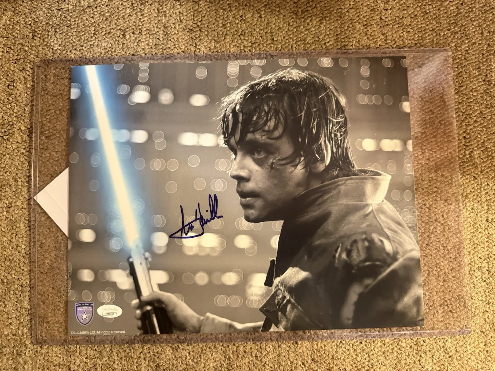 MARK HAMILL — MARK HAMILL signed LUKE SKYWALKER 11X14 Star Wars Photo- JSA Official Pix EMPIRE, image 2