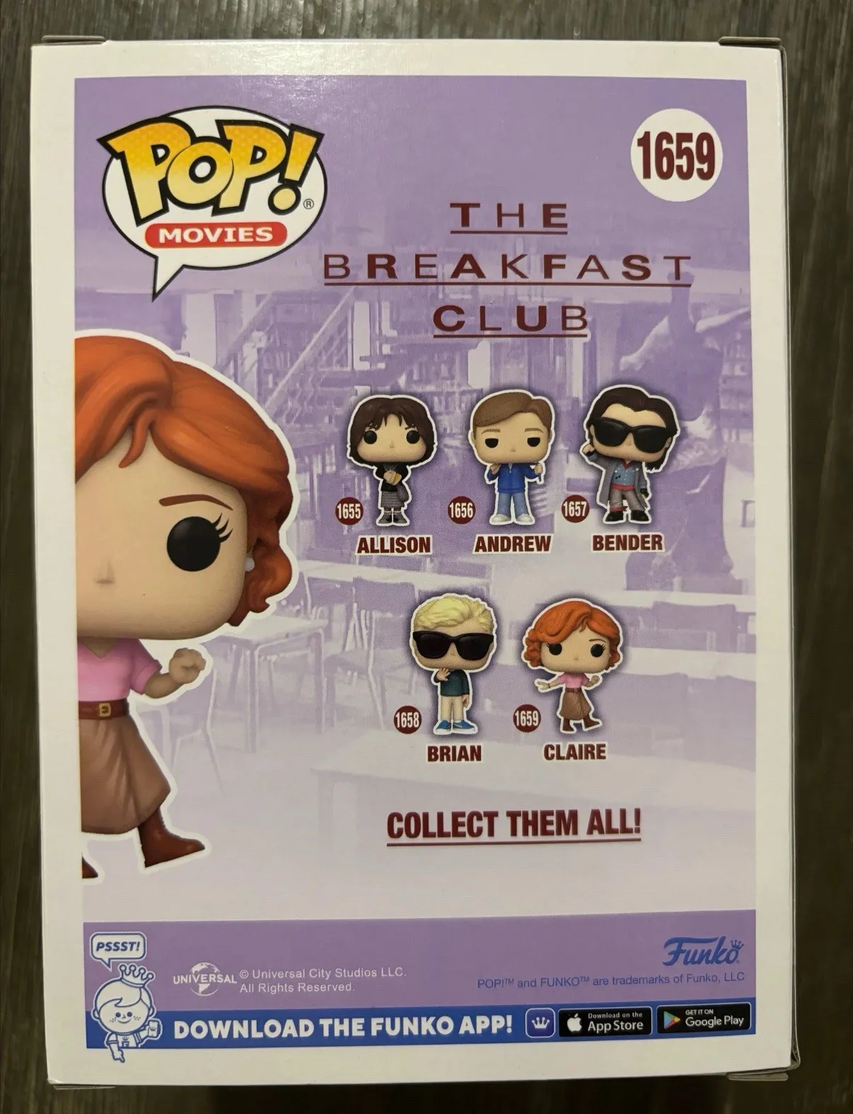 Ray Park — MOLLY RINGWALD Signed Funko #1659 Claire THE BREAKFAST CLUB COA JSA, изображение 3