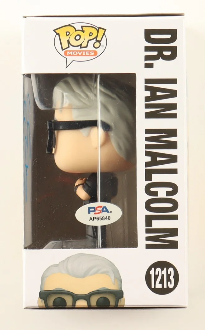 Jeff Goldblum — Jeff Goldblum Signed Funko Pop! #1213 Dr. Ian Malcolm W/ JSA COA Jurrasic Park, image 2