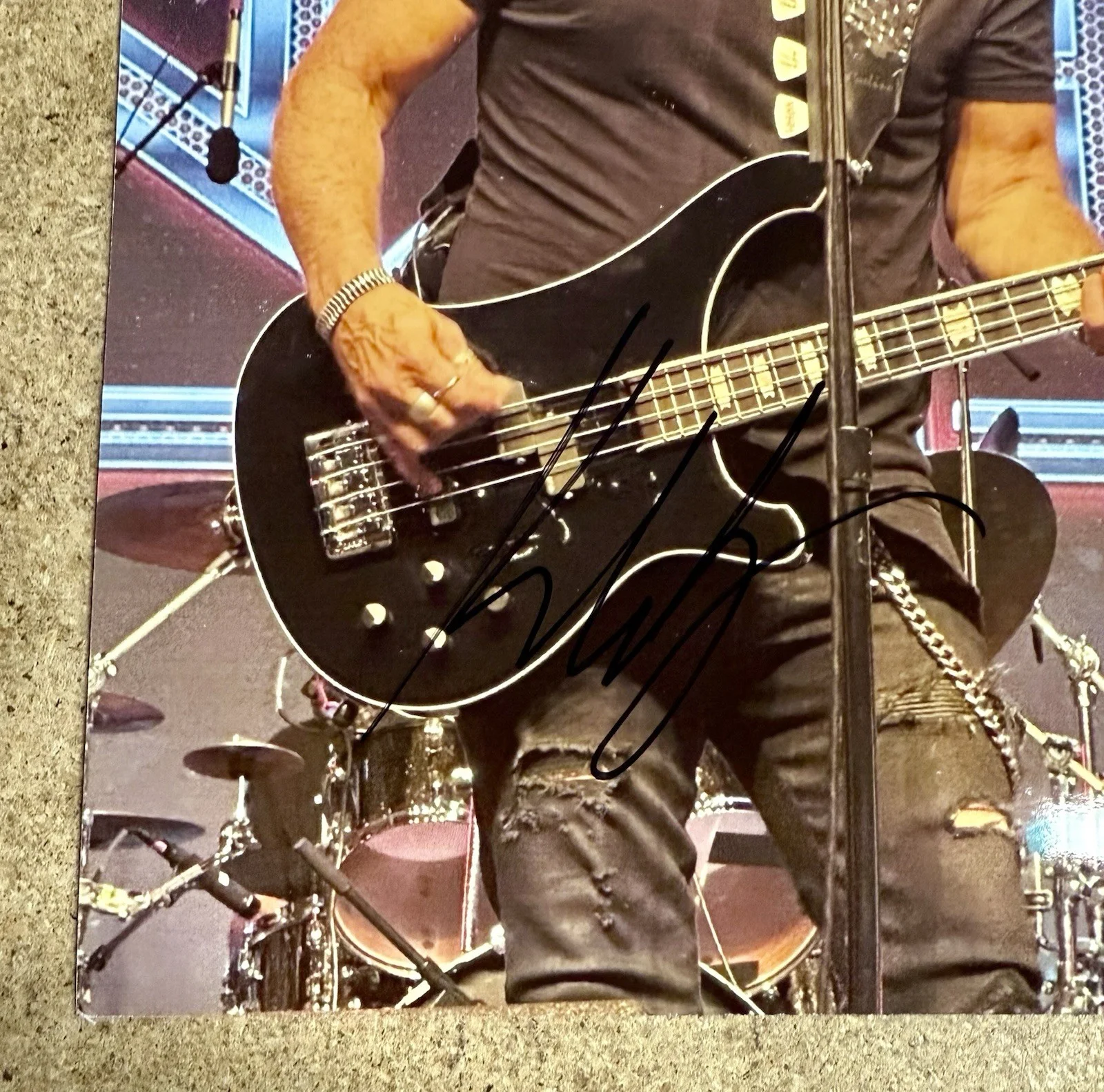 Musician Kip Winger Signed 8X10 Photo With JSA COA Alice Cooper The Mob, изображение 3