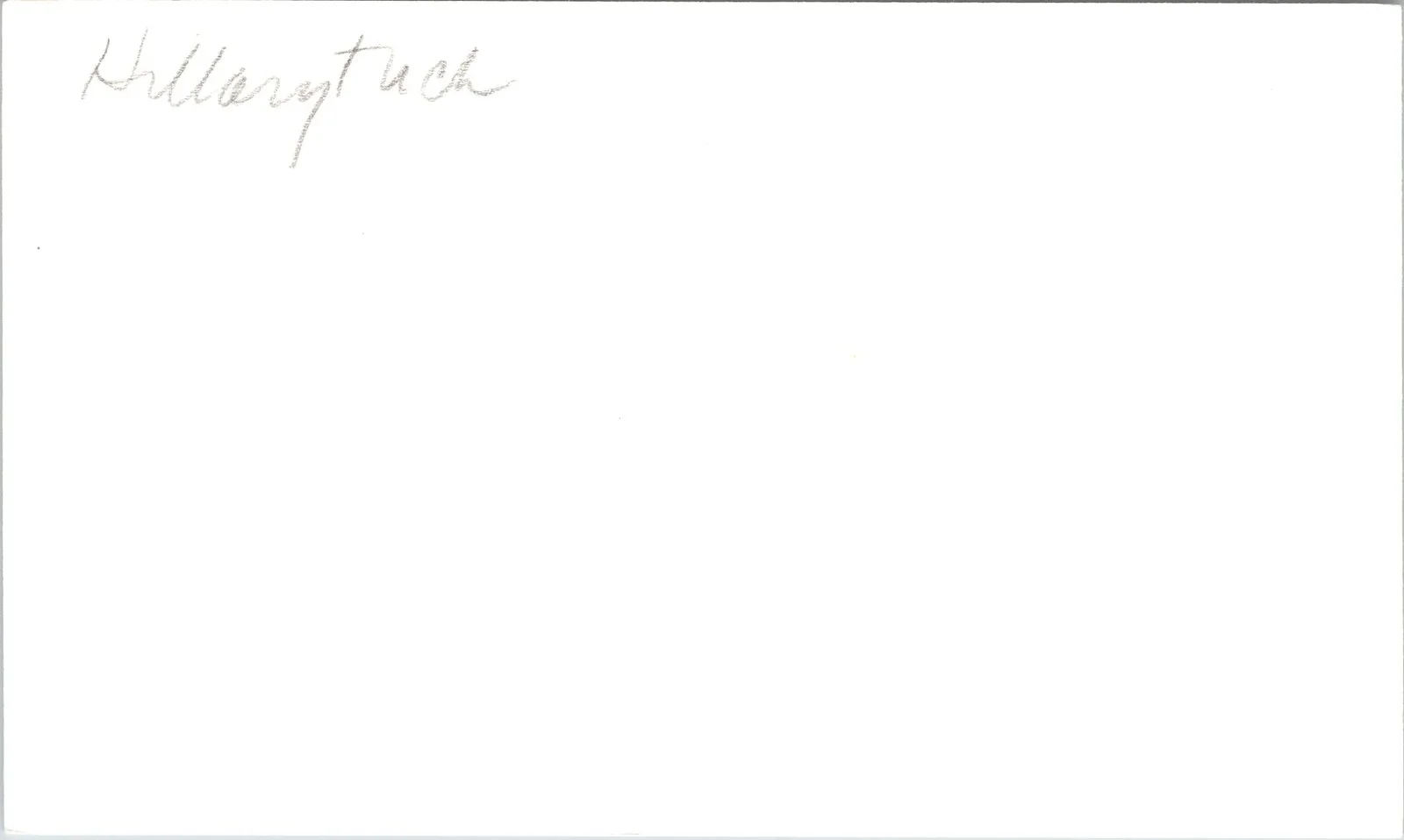 Hillary Tuck — Hillary Tuck Signed 3x5 Index Card Autographed, image 2