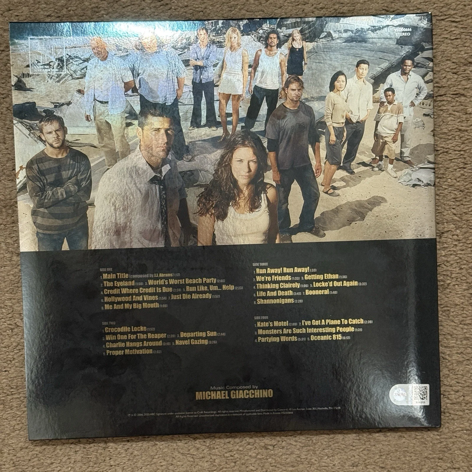 Michael Giacchino — LOST TV Series Vinyl Soundtrack Signed By Michael Giacchino SWAU Certified, изображение 2
