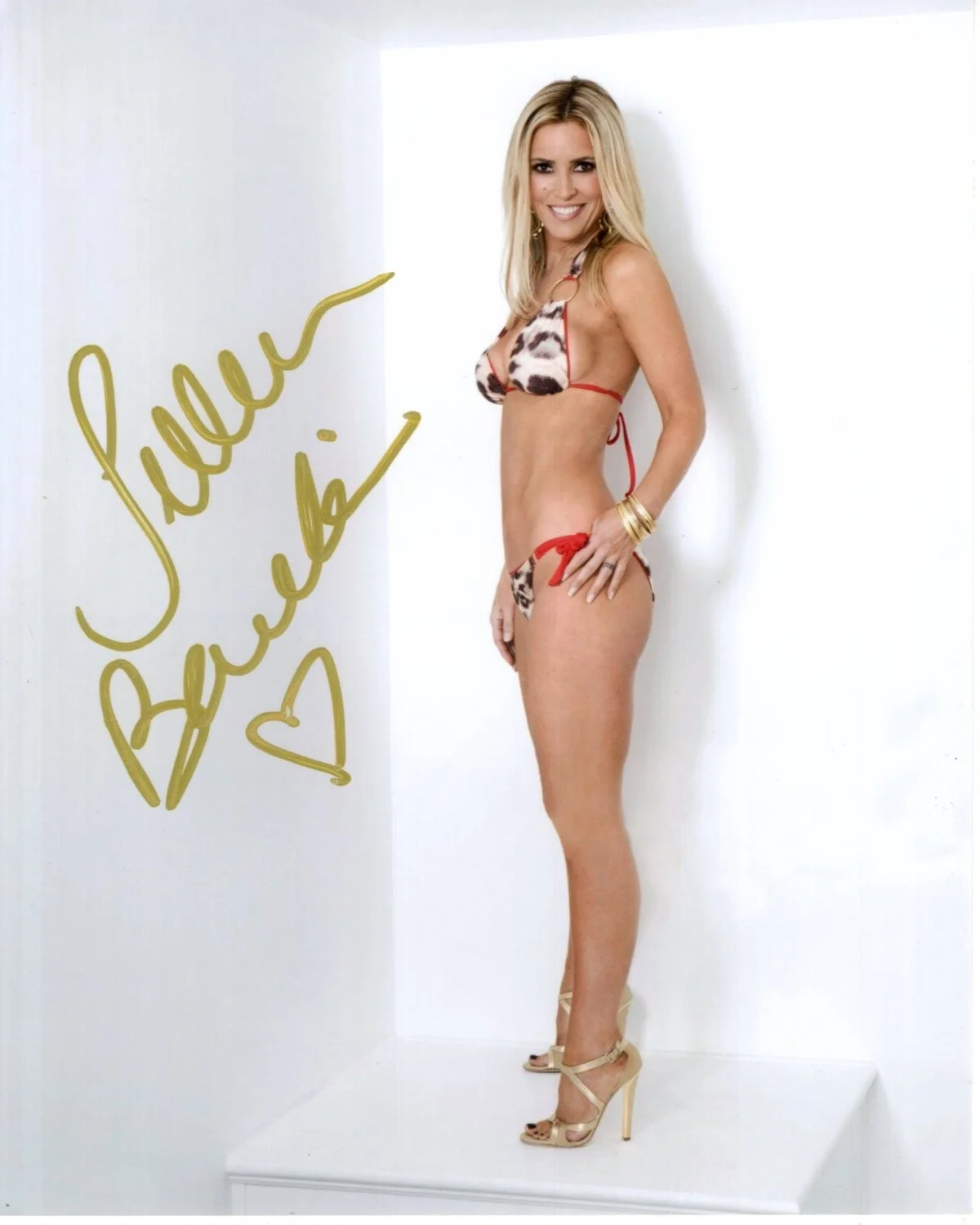 Jillian Barberie — JILLIAN BARBERIE Signed Autographed 8x10 Photo RARE FULL SIGNATURE