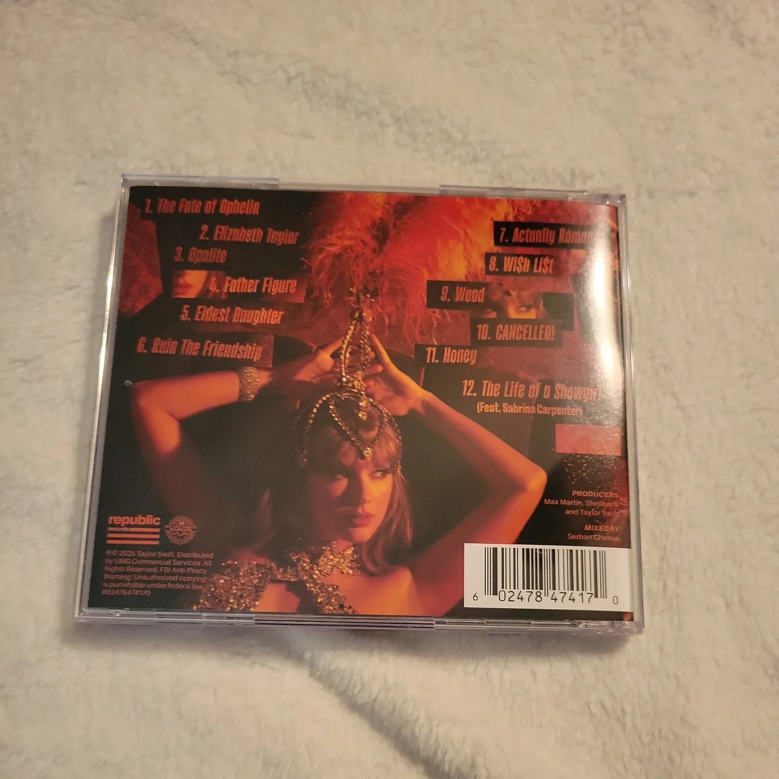 SIGNED TAYLOR SWIFT LIFE OF A SHOWGIRL PHOTO #2 & CD, изображение 4