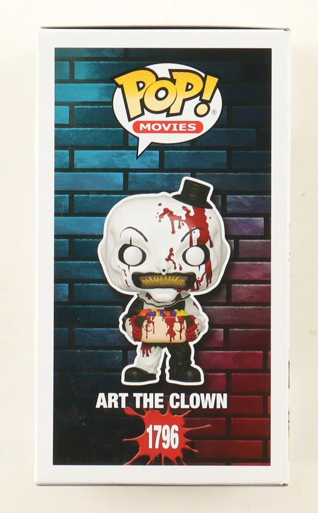 Damien Leone — Damien Leone Signed Funko Pop W/ Beckett BAS COA Terrifier 2 Art The Clown #1796, изображение 3