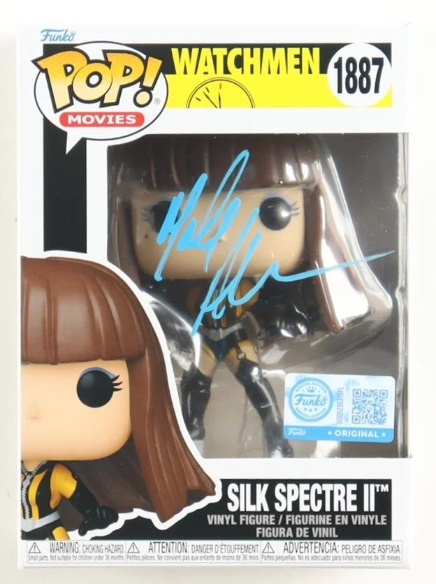 Malin Akerman — Malin Akerman Signed #1887 Silk Spectre II Funko Pop W/ Beckett BAS COA Watchmen