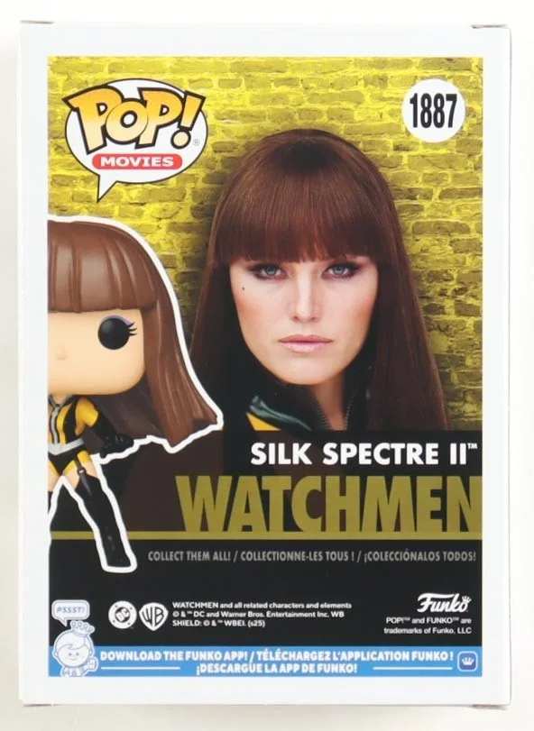 Malin Akerman — Malin Akerman Signed #1887 Silk Spectre II Funko Pop W/ Beckett BAS COA Watchmen, image 3