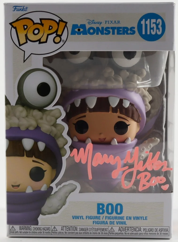 Mary Gibbs — Mary Gibbs Authentic Signed Funko PoP W/ JSA COA Monsters Inc. #1153